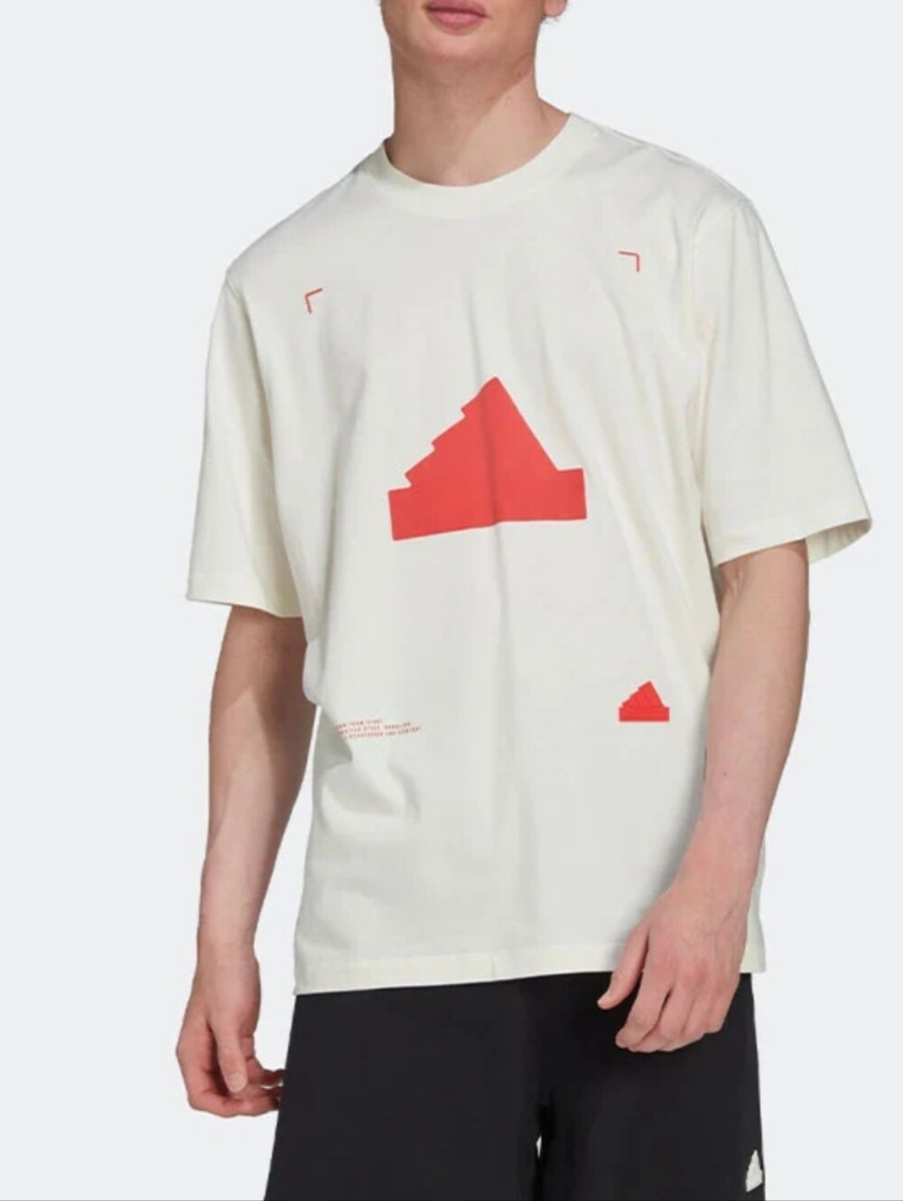 Adidas SS22 Geometry Pattern Printing tee